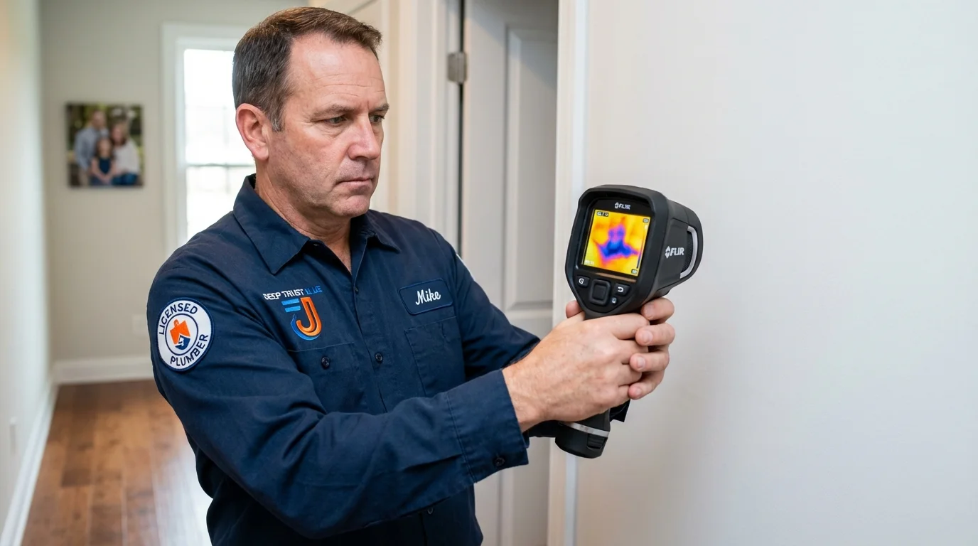 Thermal imaging leak detection by Johns Plumbing LLC in Wadsworth